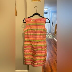 Talbots Multicolor Striped Mini Dress